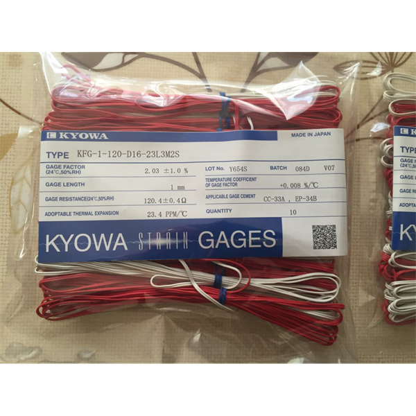 日本KYOWA共和配件耗材應(yīng)變片KFGS-2-120-D3-16 L30C2R