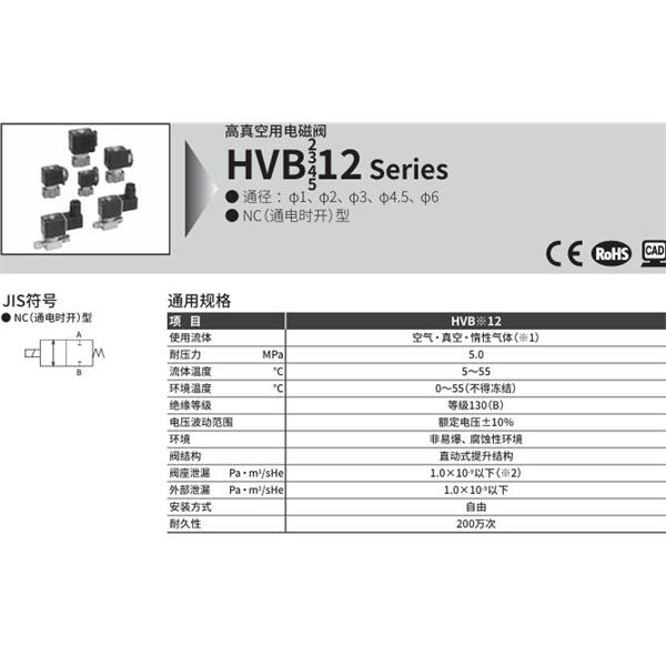 CKD喜開理先導(dǎo)式2通電磁閥HVB212-4S-Z-2CB-DC24V